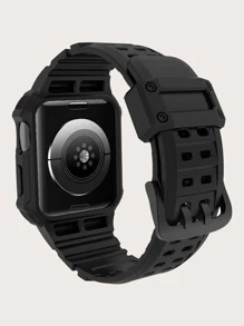 1 pieza Funda protectora para reloj Apple Watch de 45mm 44mm 42mm 41mm 40mm 38mm, Funda deportiva resistente para hombres y mujeres con correa compatible con Apple Watch Series 9 8 7 6 5 4 3 2 1 SE