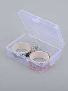 1入組透明文具收納盒