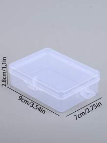 1入組透明文具收納盒