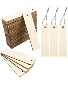 5 cái đánh dấu tự làm bằng gỗ - Nhiều màu - Xem 1