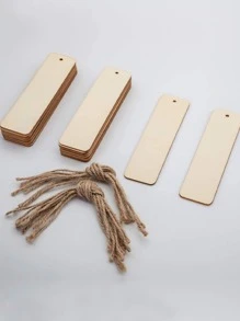 5 cái đánh dấu tự làm bằng gỗ - Nhiều màu - Xem 5