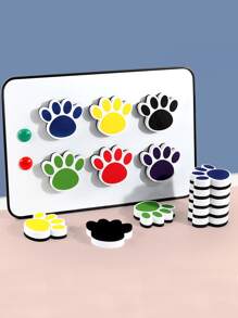 1 pieza Borrador de pizarra con diseño de pata al azar - Multicolor - Ver 1