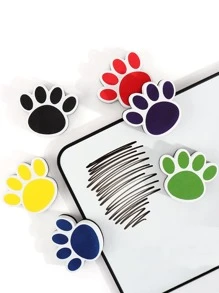 1 pieza Borrador de pizarra con diseño de pata al azar - Multicolor - Ver 2