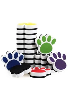 1 pieza Borrador de pizarra con diseño de pata al azar - Multicolor - Ver 4