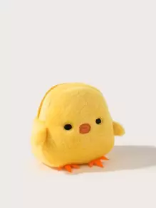 1 件可爱黄色小鸡毛绒零钱包，卡通动物造型儿童零钱包 - 黃色 - 查看 2