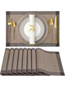 1pc Striped Pattern Placemat - Multicolor - View 1