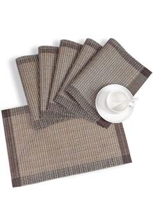 1pc Striped Pattern Placemat - Multicolor - View 5
