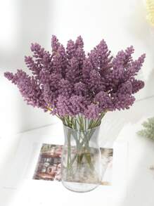 6入組人造發泡小麥鉚釘家庭牆裝飾適合婚禮派對 - 紫色 - 查看 1