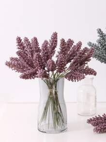 6入組人造發泡小麥鉚釘家庭牆裝飾適合婚禮派對 - 紫色 - 查看 3