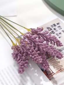 6入組人造發泡小麥鉚釘家庭牆裝飾適合婚禮派對 - 紫色 - 查看 5