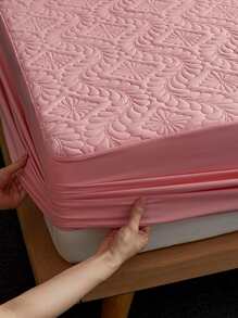 素色床墊套 - 藕粉色 - 查看 4