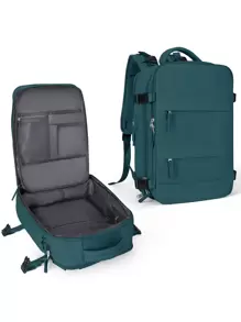 Ba lô du lịch dành cho nữ có cổng sạc USB, túi đeo vai thông thường nhẹ có sức chứa lớn cho những chuyến đi ngắn, đi công tác và hoạt động ở trường đại học - Màu xanh ngọc - Xem 2