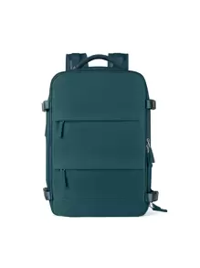 女士旅行背包 14/15 英寸笔记本电脑背包，带鞋隔层、USB 端口、干湿分离，新旧版本随机发货 - 水鴨藍 - 查看 2