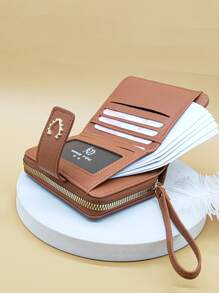 MINGYOU Minimalist Small Wallet - Brown - View 2