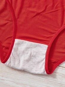 Plus 3pack Contrast Lace Panty - Multicolor - View 5