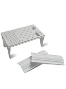 5 piezas estante de flor de plástico - Blanco - Ver 6