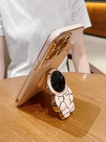 Plain Phone Case With Astronaut Design Phone Holder