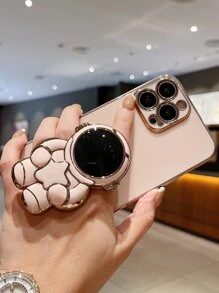 Plain Phone Case With Astronaut Design Phone Holder
