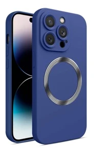 極簡風格磁性手機殼 - 寶藍色 - 查看 2