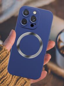 極簡風格磁性手機殼 - 寶藍色 - 查看 5