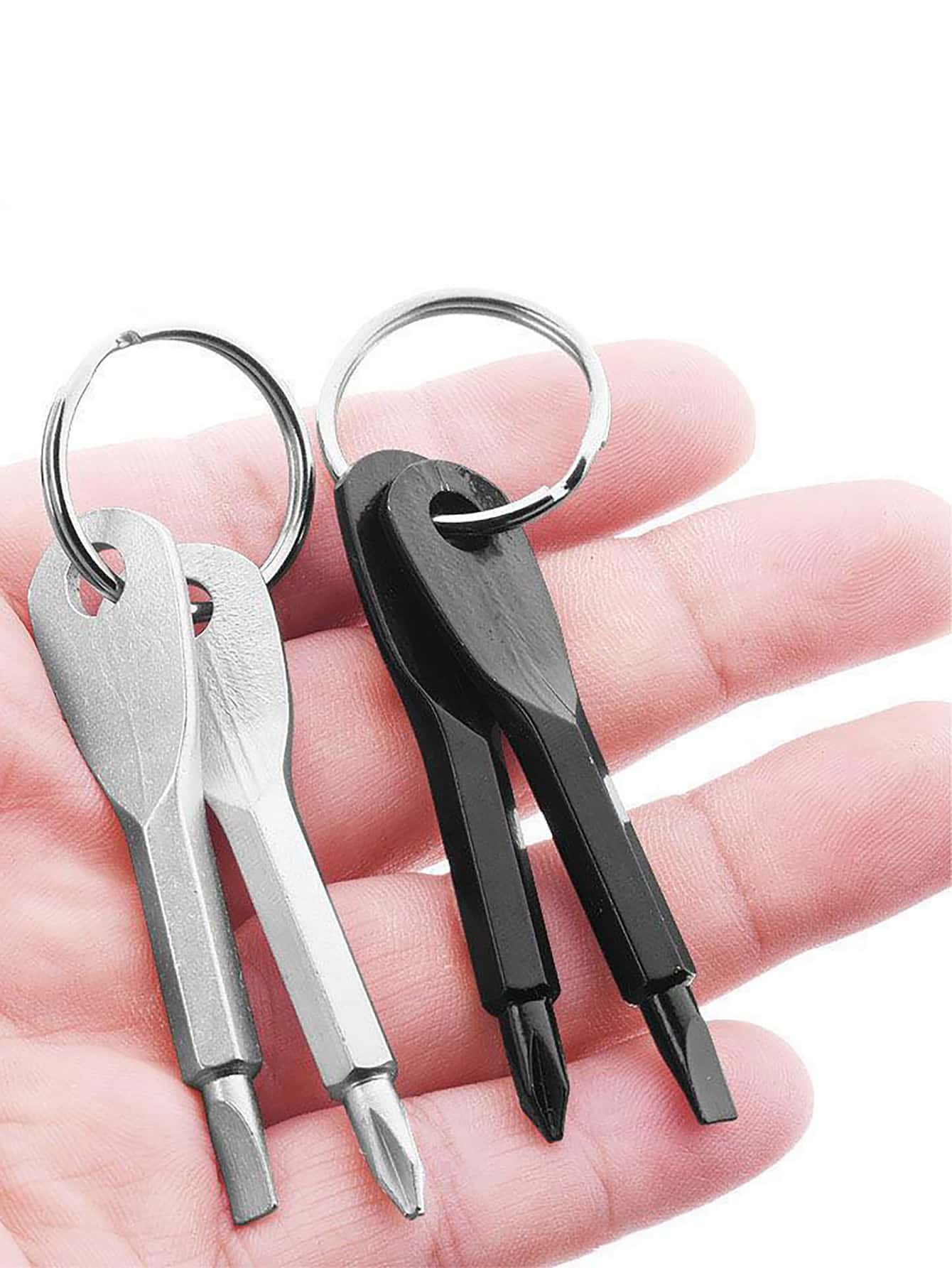 2 cái Tua vít màu ngẫu nhiên - Bạc - Xem 1