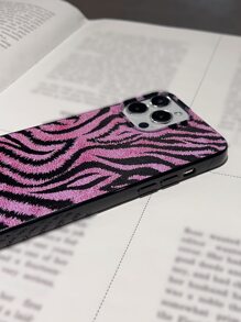Funda para teléfono con patrón de rayas de cebra compatible con iPhone 15/15Pro/15Plus/15Promax - Multicolor - Ver 2