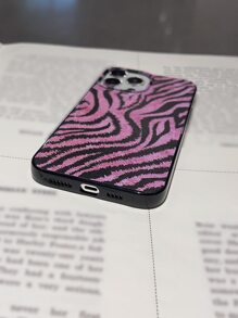 Funda para teléfono con patrón de rayas de cebra compatible con iPhone 15/15Pro/15Plus/15Promax - Multicolor - Ver 3
