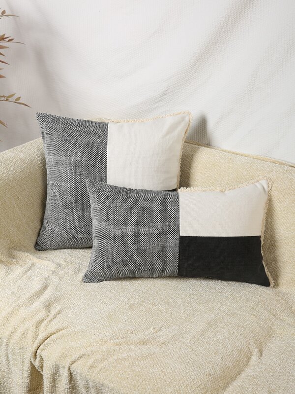 1 buc. Husă de pernă cu finisare brută, fără umplutură