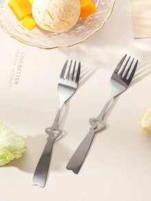 2入組愛心細節叉