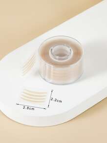 Eyelid Tape,Lace Double Eyelid Paste Makeup Lace Sticker Eyelid Lift Strips Traceless Natural Invisible Strong Stick Lasting Flesh Color Roll,Makeup,Cheap,Room Decor,Vanity,Travel,Bedroom,Makeup Accessories - Brown - View 3