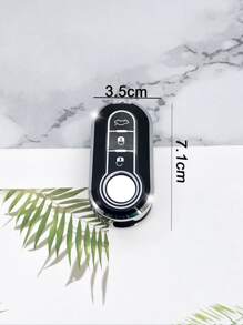 1 cái Vỏ chìa khóa ô tô phổ thông, Vỏ chìa khóa Fob - màu đen - Xem 5