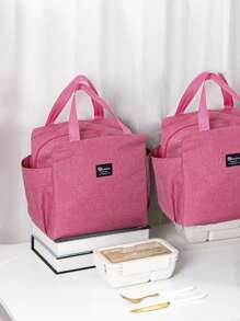 1 pieza Bolsa térmica portátil - Rosa Fucsia - Ver 2