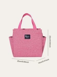 1 pieza Bolsa térmica portátil - Rosa Fucsia - Ver 4