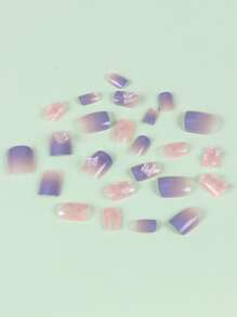 ROMWE Công cụ móng tay - Màu xanh bụi bặm - Xem 2