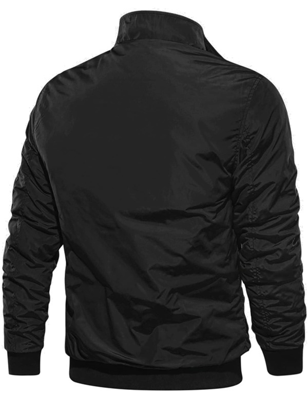 Men Zip Up Windbreaker Jacket SHEIN USA