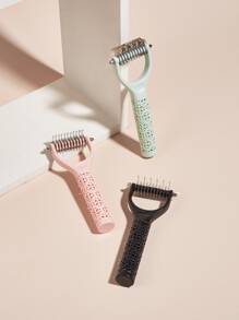 1 pieza Cepillo de pelo para mascota de color al azar - Multicolor - Ver 3