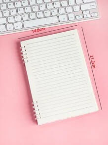 MOKA 1pc A5 Spiral Notebook - Multicolor - View 5