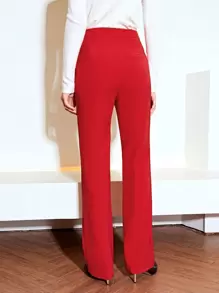 MOTF PREMIUM STRAIGHT FIT DRESS Trousers - Red - View 3