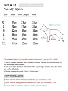 聖誕1入組麋鹿圖案寵物外套 - 紅白色 - 查看 4