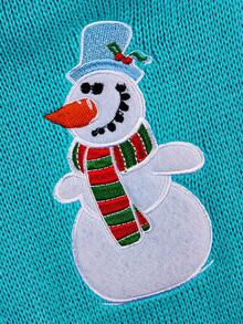 1 Miếng Xanh Khăn quàng cổ Người tuyết Thiết kế Đúng mốt Ấm áp Giáng sinh Mùa Đông Áo len thú cưng Trang phục Đối với Mèo Và Chó , Vàng Và - Nhiều màu - Xem 6