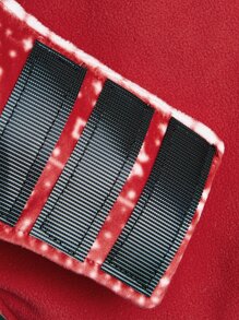 聖誕1入組麋鹿圖案寵物外套 - 紅白色 - 查看 8