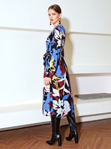 MOTF PREMIUM ALLOVER PRINT TWO-WAY WEAR DRESS - Multicolor - View 3