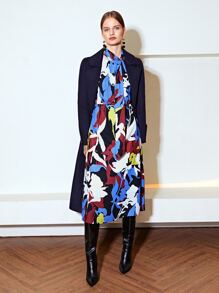 MOTF PREMIUM ALLOVER PRINT TWO-WAY WEAR DRESS - Multicolor - View 9