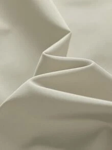 男士條紋印花抽繩連帽保暖夾克 - 米色 - 查看 7