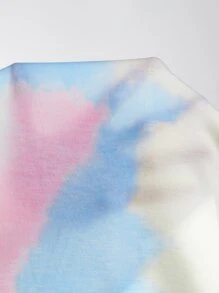 SHEIN VCAY Tie Dye Bodycon Dress - Multicolor - View 6