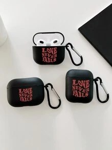 Motivational Slogan Print Earphone Case Compatible With Airpods - Multicolor - View 2