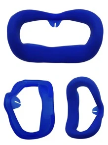 1入組矽膠防塵面部套兼容 Oculus Quest 2 - 藍色 - 查看 3