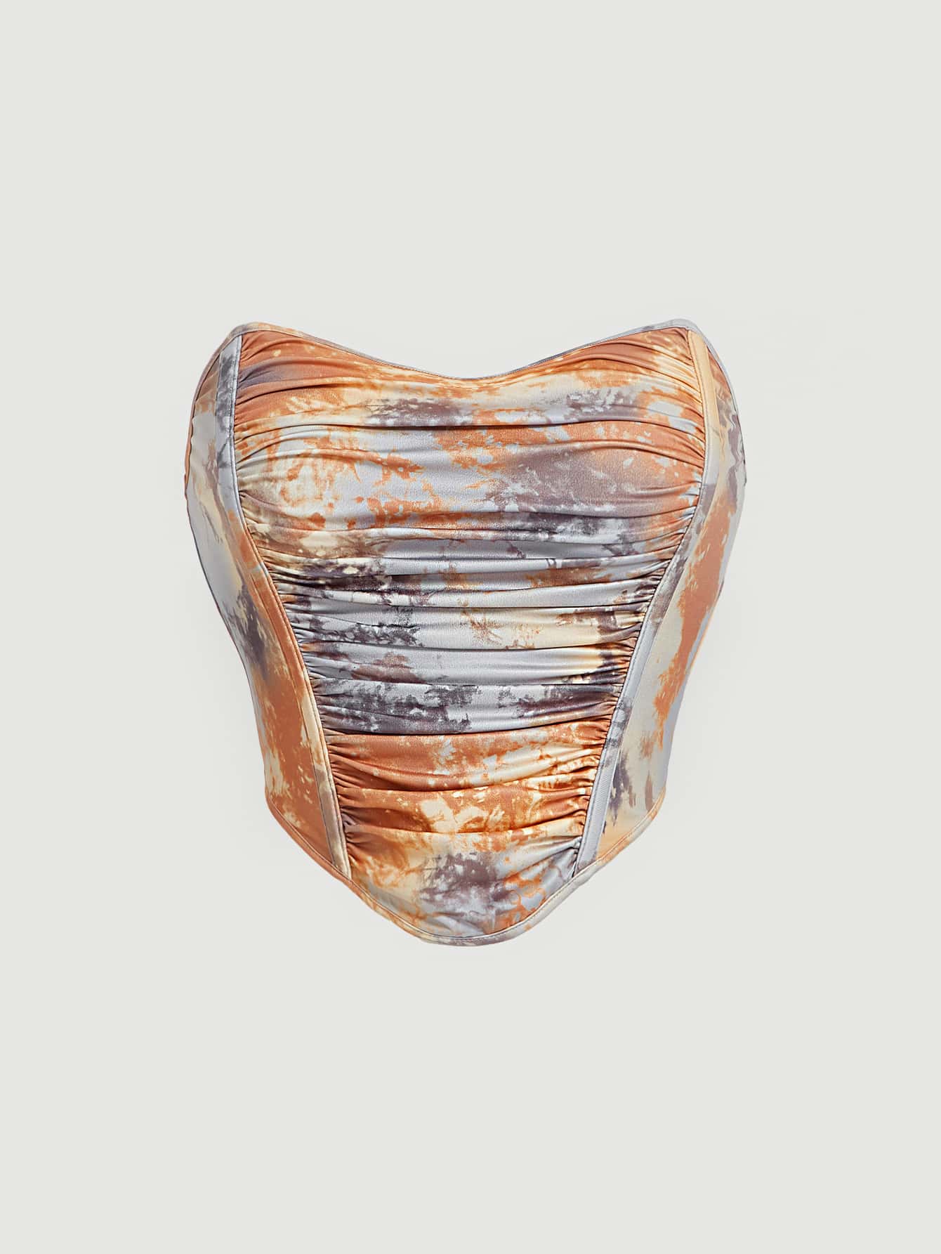 SHEIN MOD Áo nữ Bất đối xứng Xù Cà vạt nhuộm Giải trí - Nhiều màu - Xem 1