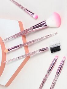 6pcs Makeup Brush Set,Brush Set,Makeup Brush Kit,Make Up Brush Set,Make Up Set Complete,Makeup Brush Set,Complete Makeup Kit,Brush Kit,Brushes Makeup Set,Makeup Gift Set,Set - Purple - View 4