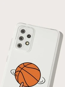 籃球和人像圖案手機殼 - 黑與白 - 查看 5